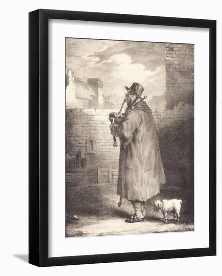 The Piper, c.1821-Theodore Gericault-Framed Giclee Print
