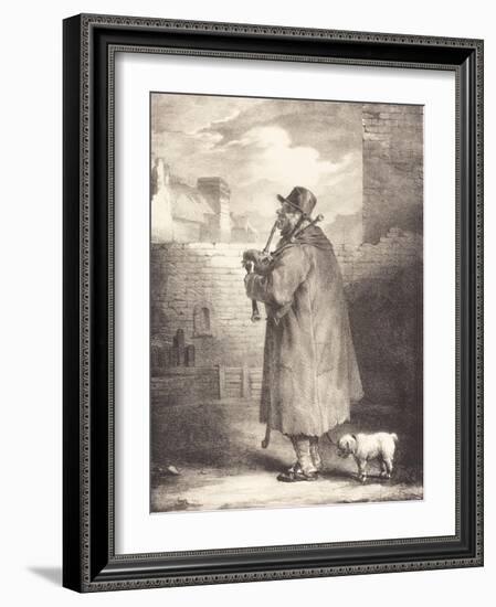 The Piper, c.1821-Theodore Gericault-Framed Giclee Print