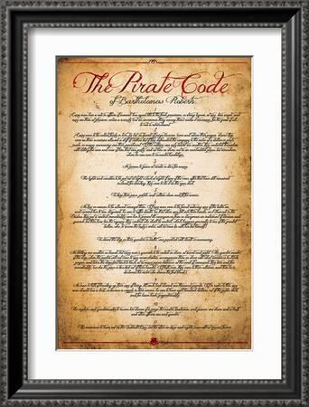 The Pirate Code Canvas, Sea Of Thieves Canvas, Pirate Canvas, Canvas  Prints, Canvas Wall Art, Gift Canvas