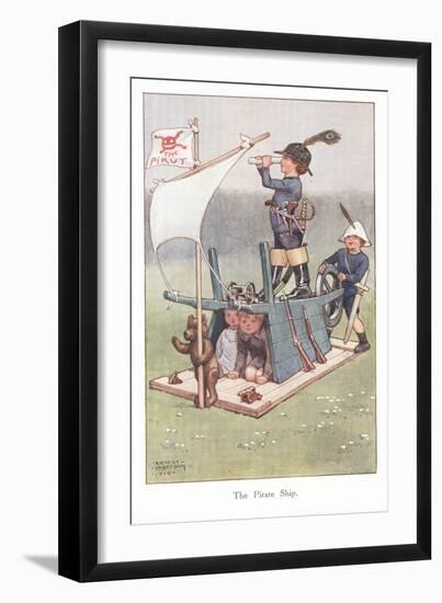 The Pirate Ship-Ernest Ibbetson-Framed Giclee Print