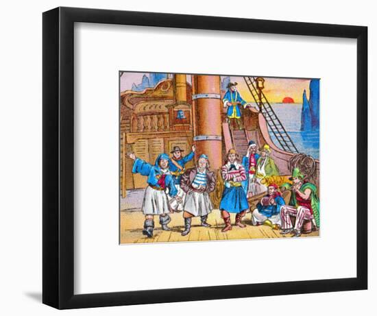 'The pirates at home', c1905-Unknown-Framed Giclee Print