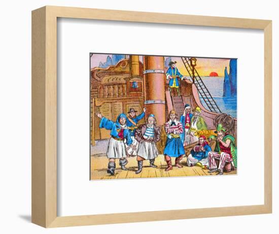 'The pirates at home', c1905-Unknown-Framed Giclee Print