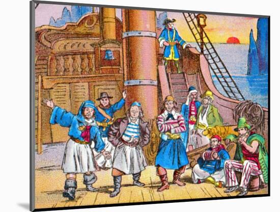 'The pirates at home', c1905-Unknown-Mounted Giclee Print
