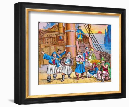 'The pirates at home', c1905-Unknown-Framed Giclee Print