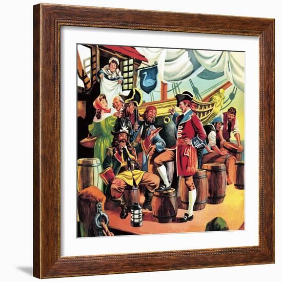 The Pirates of Penzance-Ron Embleton-Framed Giclee Print