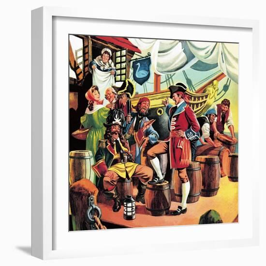 The Pirates of Penzance-Ron Embleton-Framed Giclee Print