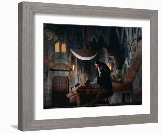 The Pit And The Pendulum, John Kerr, Vincent Price, 1961-null-Framed Photo