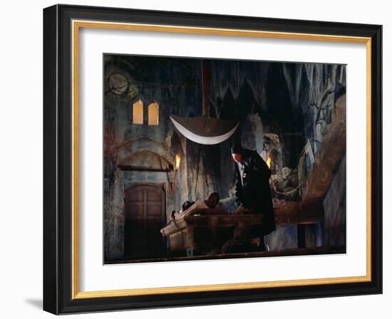 The Pit And The Pendulum, John Kerr, Vincent Price, 1961-null-Framed Photo