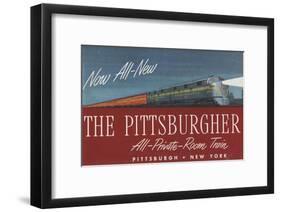 The Pittsburgher', Advertisement for the Pennsylvania Railroad Company, C.1948-null-Framed Giclee Print