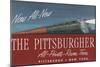 The Pittsburgher', Advertisement for the Pennsylvania Railroad Company, C.1948-null-Mounted Giclee Print