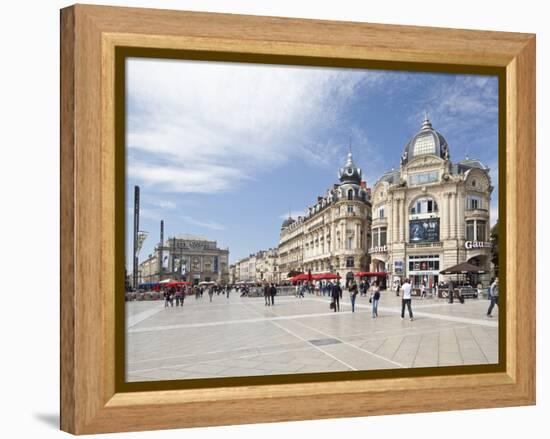 The Place De La Comedie, Montpellier, Languedoc-Roussillon, France, Europe-David Clapp-Framed Premier Image Canvas