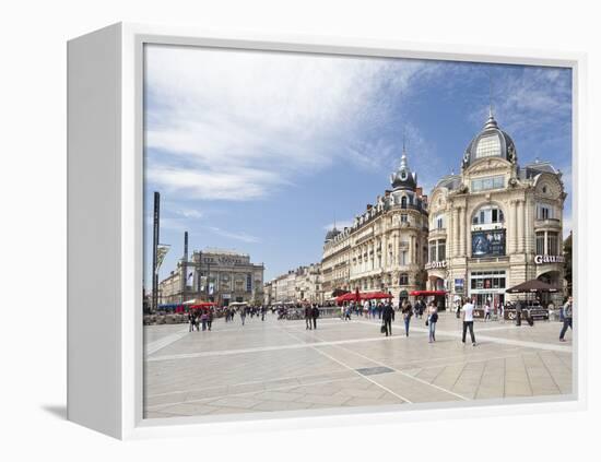 The Place De La Comedie, Montpellier, Languedoc-Roussillon, France, Europe-David Clapp-Framed Premier Image Canvas