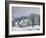 The Place Du Chenil at Marly-Le-Roi, Snow, 1876-Alfred Sisley-Framed Giclee Print