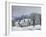 The Place Du Chenil at Marly-Le-Roi, Snow, 1876-Alfred Sisley-Framed Giclee Print