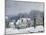 The Place Du Chenil at Marly-Le-Roi, Snow, 1876-Alfred Sisley-Mounted Giclee Print