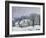 The Place Du Chenil at Marly-Le-Roi, Snow, 1876-Alfred Sisley-Framed Giclee Print