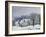 The Place Du Chenil at Marly-Le-Roi, Snow, 1876-Alfred Sisley-Framed Giclee Print