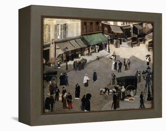 The Place Pigalle in Paris, 1880S-Pierre Carrier-belleuse-Framed Premier Image Canvas