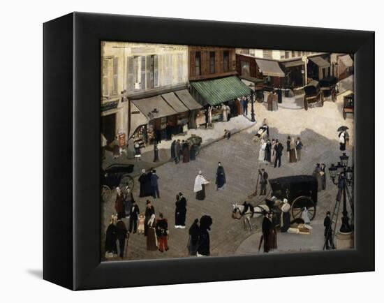 The Place Pigalle in Paris, 1880S-Pierre Carrier-belleuse-Framed Premier Image Canvas