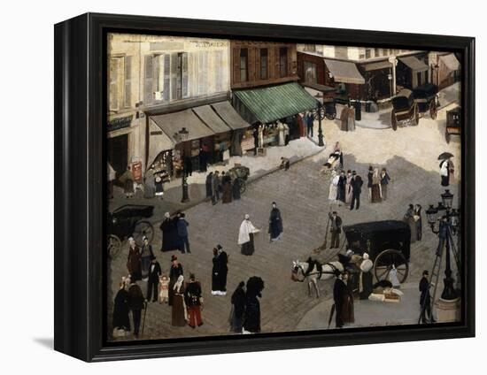 The Place Pigalle in Paris, 1880S-Pierre Carrier-belleuse-Framed Premier Image Canvas