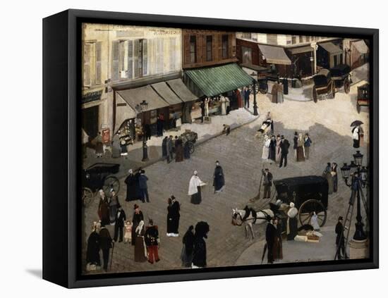 The Place Pigalle in Paris, 1880S-Pierre Carrier-belleuse-Framed Premier Image Canvas