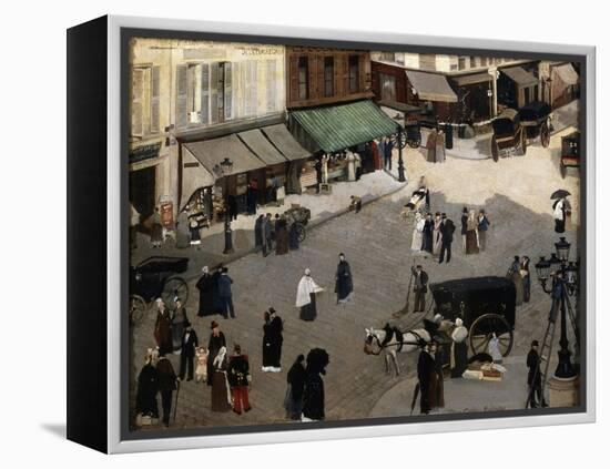 The Place Pigalle in Paris, 1880S-Pierre Carrier-belleuse-Framed Premier Image Canvas