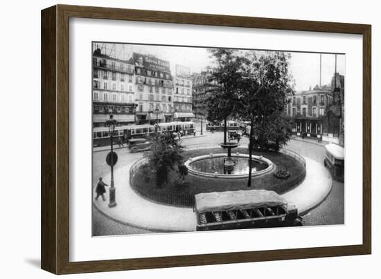 The Place Pigalle, Paris, 1931-Ernest Flammarion-Framed Giclee Print