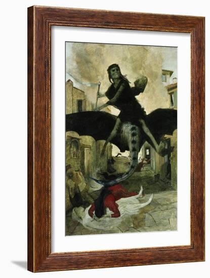 The Plague, 1898-Arnold Böcklin-Framed Giclee Print