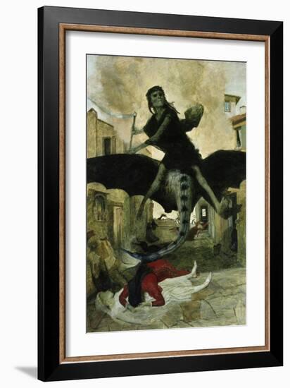 The Plague, 1898-Arnold Böcklin-Framed Giclee Print