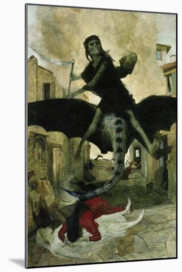 The Plague, 1898-Arnold Böcklin-Mounted Giclee Print