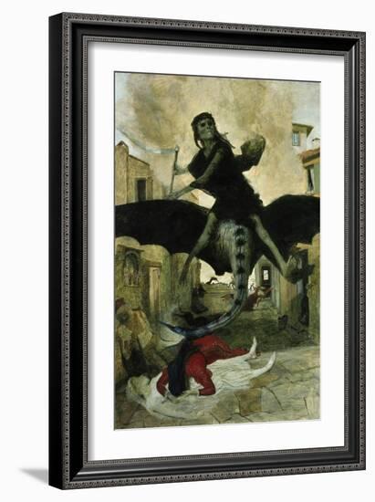 The Plague, 1898-Arnold Böcklin-Framed Giclee Print