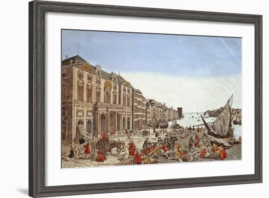 The Plague in Marseille, 1726-null-Framed Giclee Print