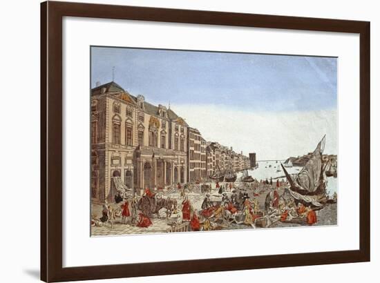 The Plague in Marseille, 1726-null-Framed Giclee Print