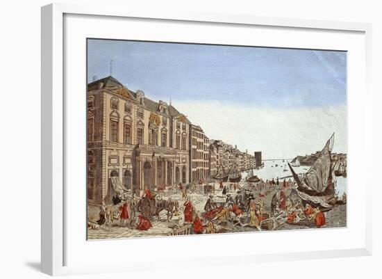 The Plague in Marseille, 1726-null-Framed Giclee Print