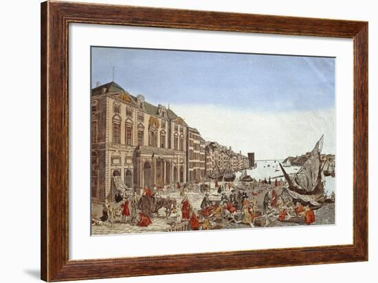 The Plague in Marseille, 1726-null-Framed Giclee Print