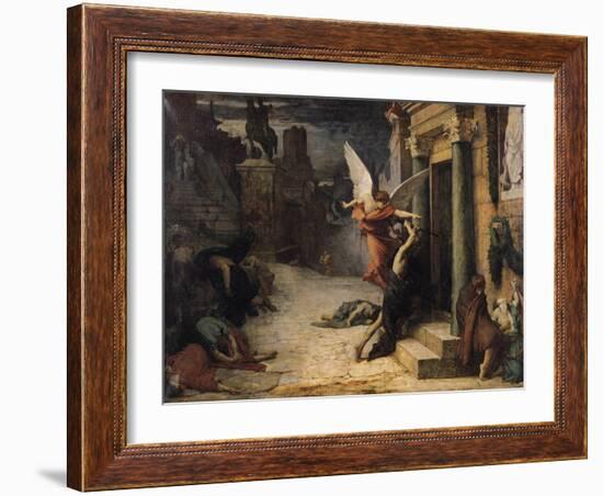The Plague in Rome, 1869-Jules Elie Delaunay-Framed Giclee Print