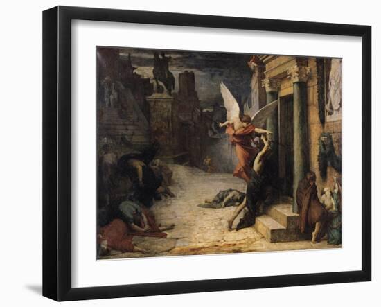 The Plague in Rome, 1869-Jules Elie Delaunay-Framed Giclee Print