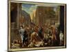 The Plague of Asdod Says the Philistines Struck by the Plague, 17Th Century (Oil on Canvas)-Nicolas Poussin-Mounted Giclee Print