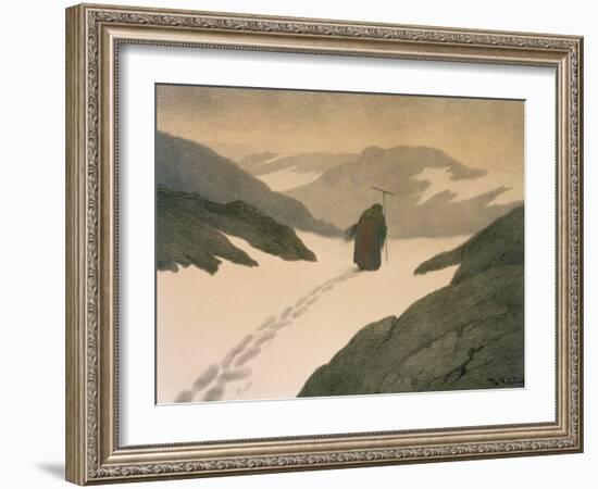 The Plague on the Mountain, 1901-Theodor Severin Kittelsen-Framed Giclee Print