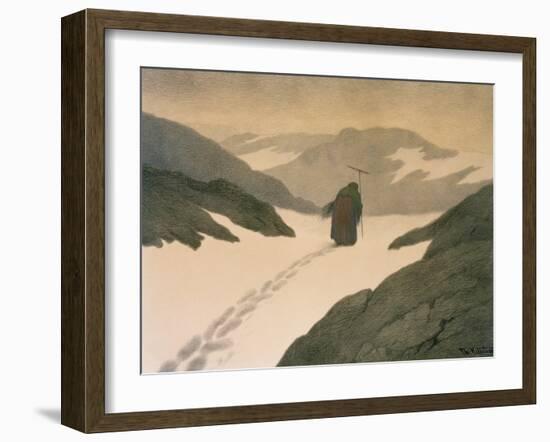 The Plague on the Mountain, 1901-Theodor Severin Kittelsen-Framed Giclee Print