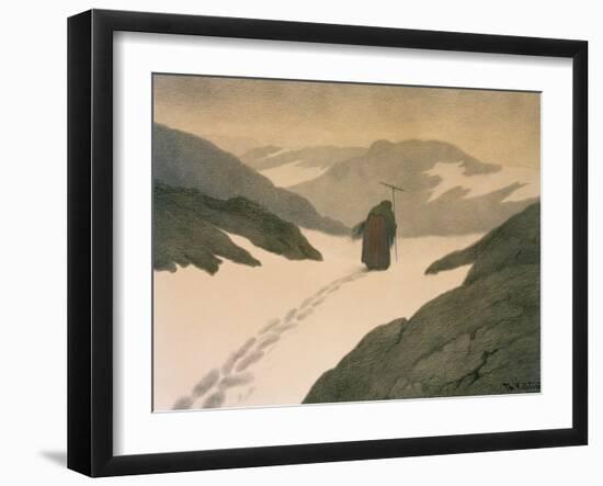 The Plague on the Mountain, 1901-Theodor Severin Kittelsen-Framed Giclee Print