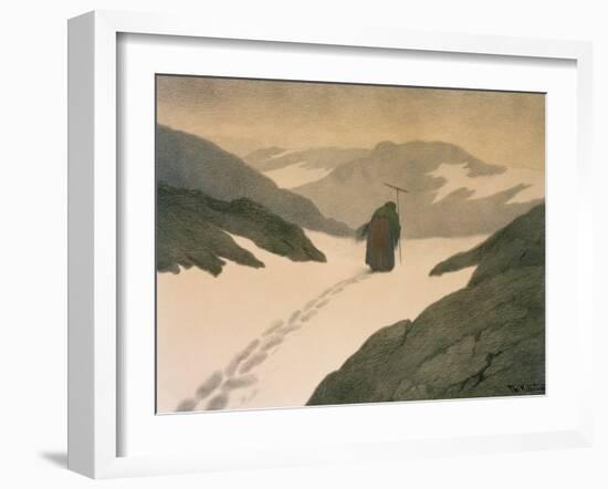 The Plague on the Mountain, 1901-Theodor Severin Kittelsen-Framed Giclee Print