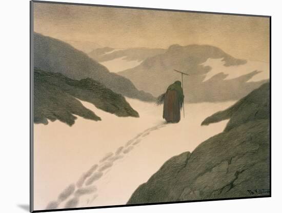 The Plague on the Mountain, 1901-Theodor Severin Kittelsen-Mounted Giclee Print