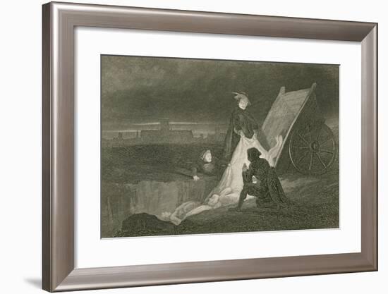 The Plague Pit-John Franklin-Framed Giclee Print