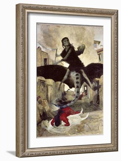 The Plague-Arnold Bocklin-Framed Giclee Print