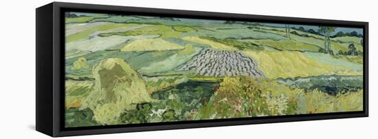 The Plain at Auvers, 1890-Vincent van Gogh-Framed Premier Image Canvas