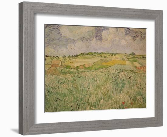 The Plain at Auvers, c.1890-Vincent van Gogh-Framed Giclee Print