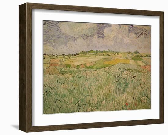 The Plain at Auvers, c.1890-Vincent van Gogh-Framed Giclee Print