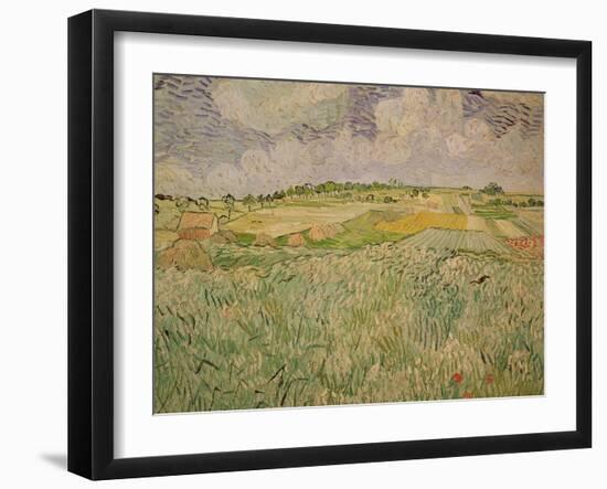 The Plain at Auvers, c.1890-Vincent van Gogh-Framed Giclee Print