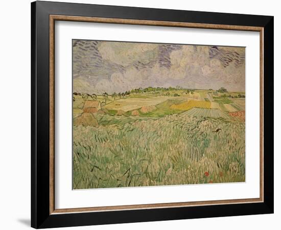 The Plain at Auvers, c.1890-Vincent van Gogh-Framed Giclee Print